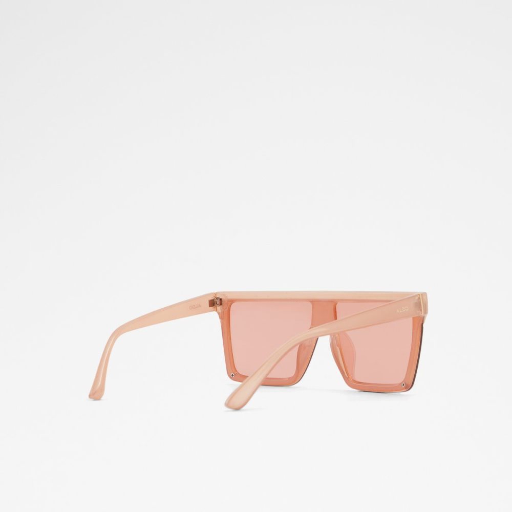 Aldo Brightside Shield sunglasses Güneş Gözlüğü Kadın Pembe Altın | ZOHX96041