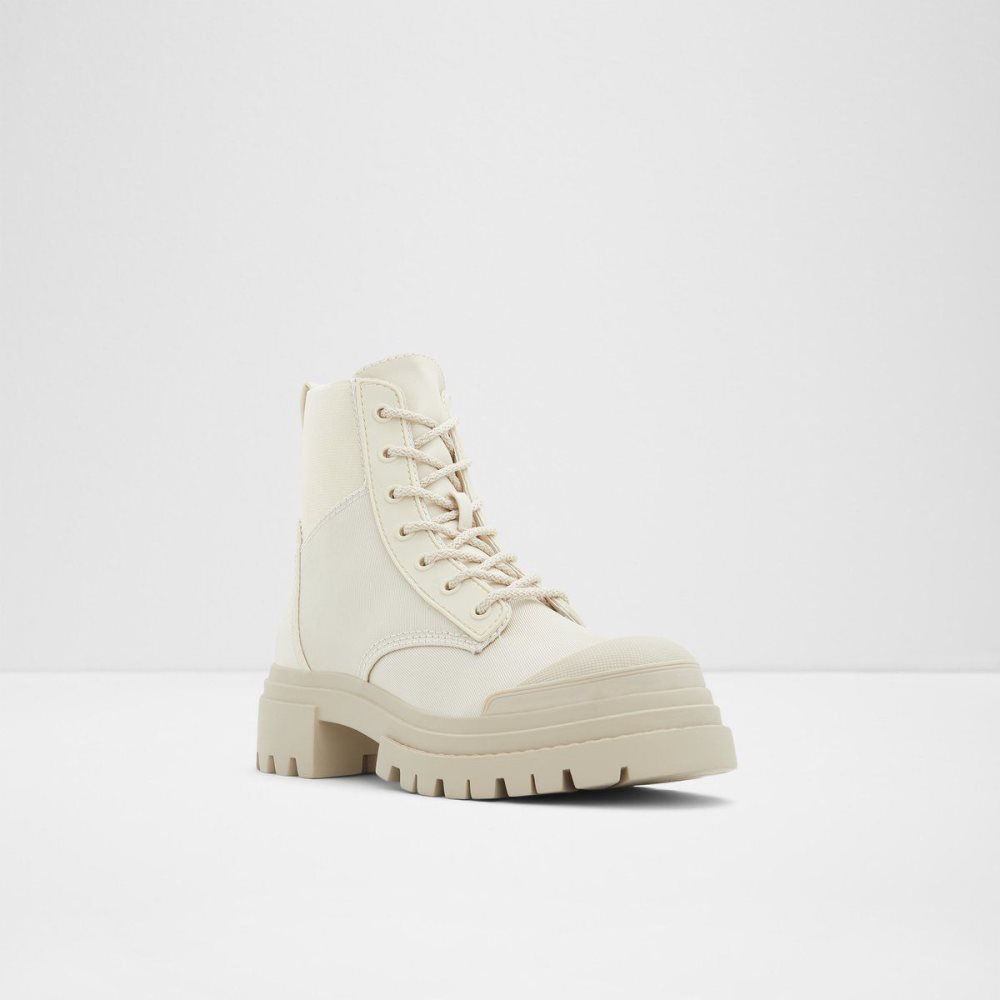 Aldo Charline Combat boot - Lug sole Savaş botları Kadın Beyaz | ZBXY97236