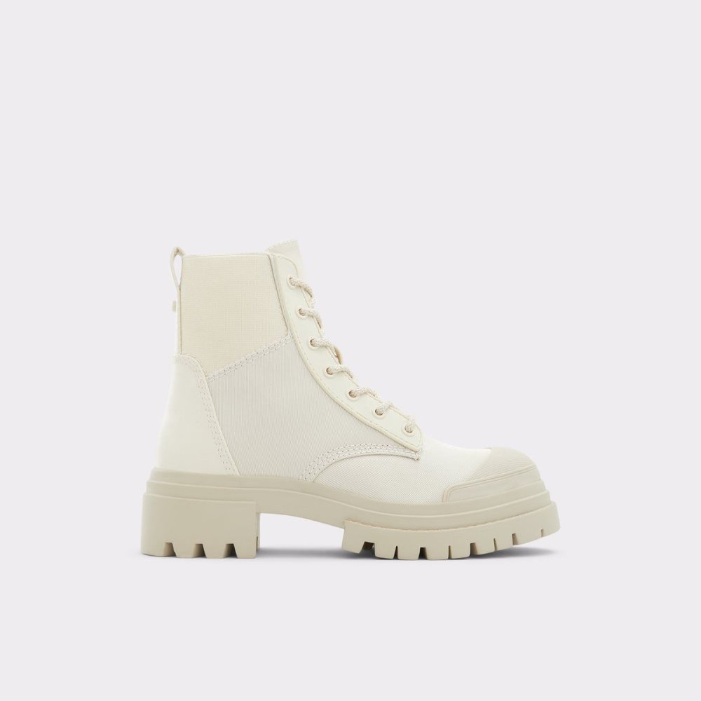 Aldo Charline Combat boot - Lug sole Savaş botları Kadın Beyaz | ZBXY97236