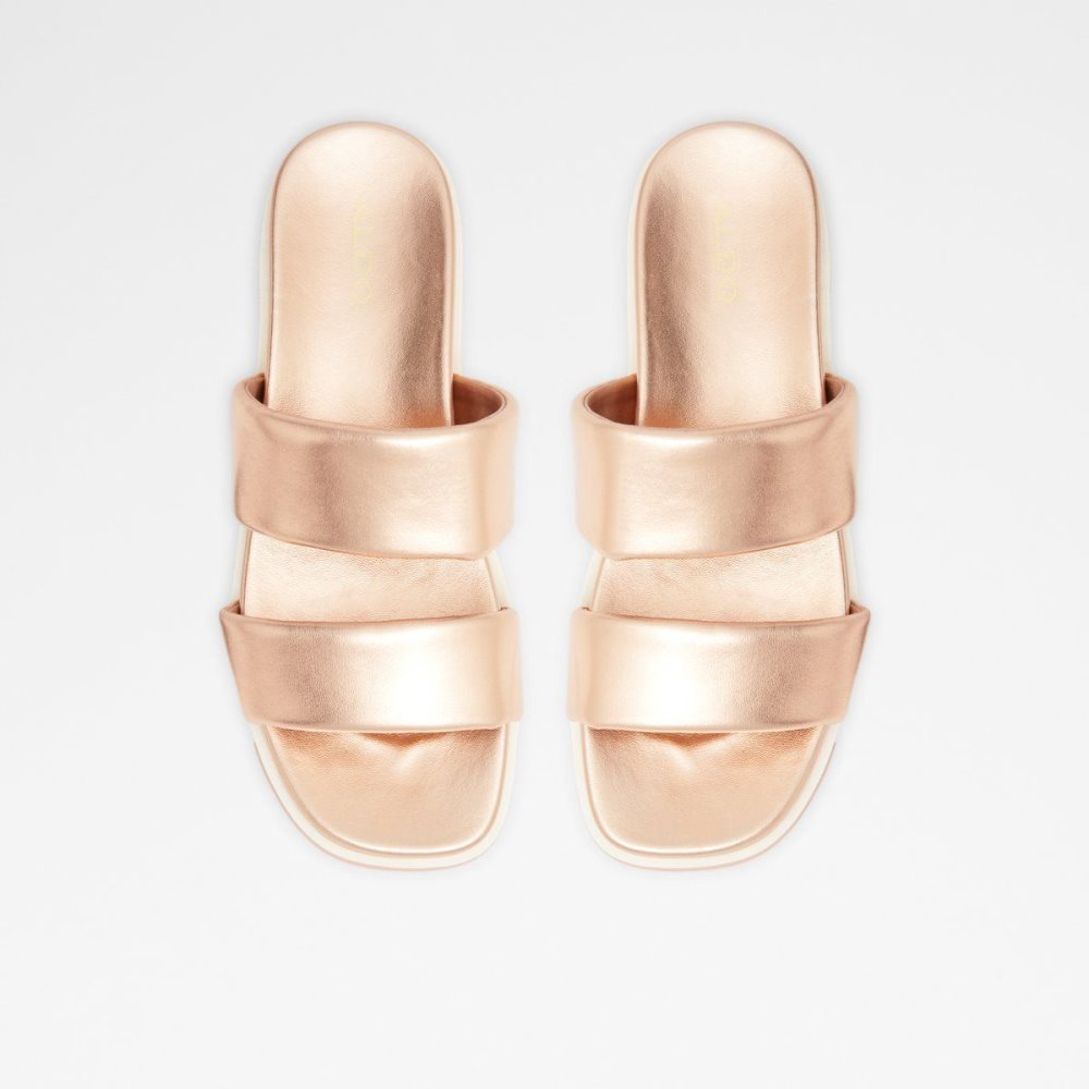 Aldo Cirea Wedge sandal - Flatform Sandalet Kadın Pembe Altın | KYCD83650