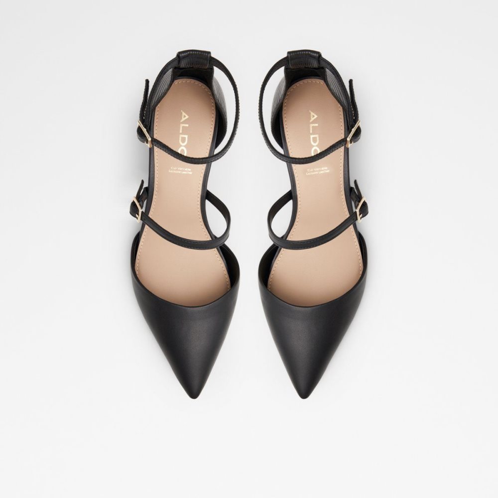 Aldo Collette Strappy heeled shoe Blok Topuklu Ayakkabı Kadın Siyah | NRPA38574