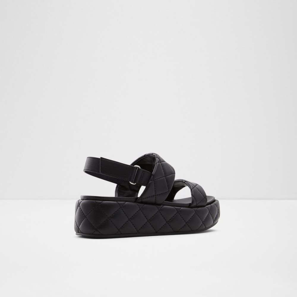 Aldo Cossette Wedge sandal - Flatform Sandalet Kadın Siyah | BNFL60183