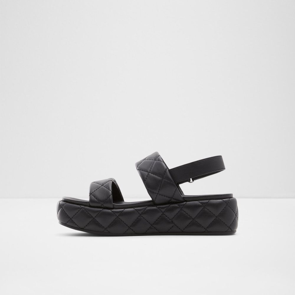 Aldo Cossette Wedge sandal - Flatform Sandalet Kadın Siyah | BNFL60183