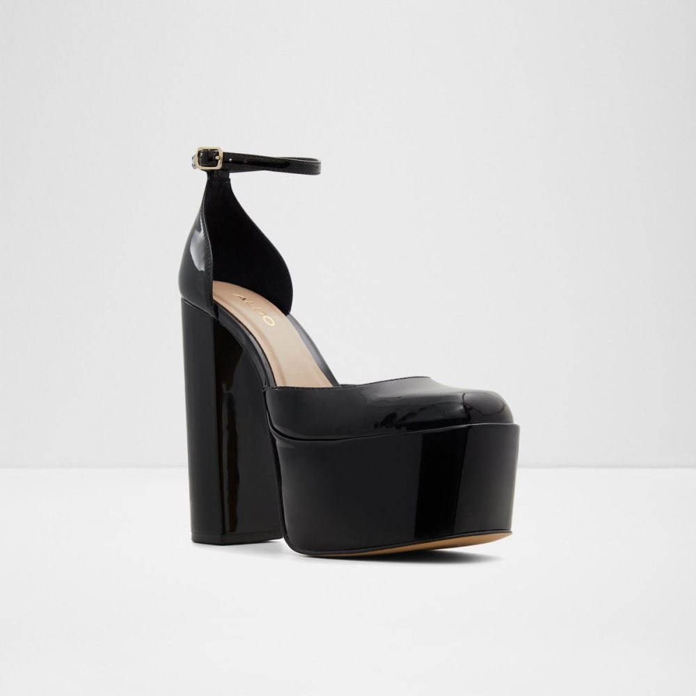 Aldo Craybaen Ankle strap heeled shoe - Plateforme Platform Ayakkabı Kadın Siyah | ZESU21594