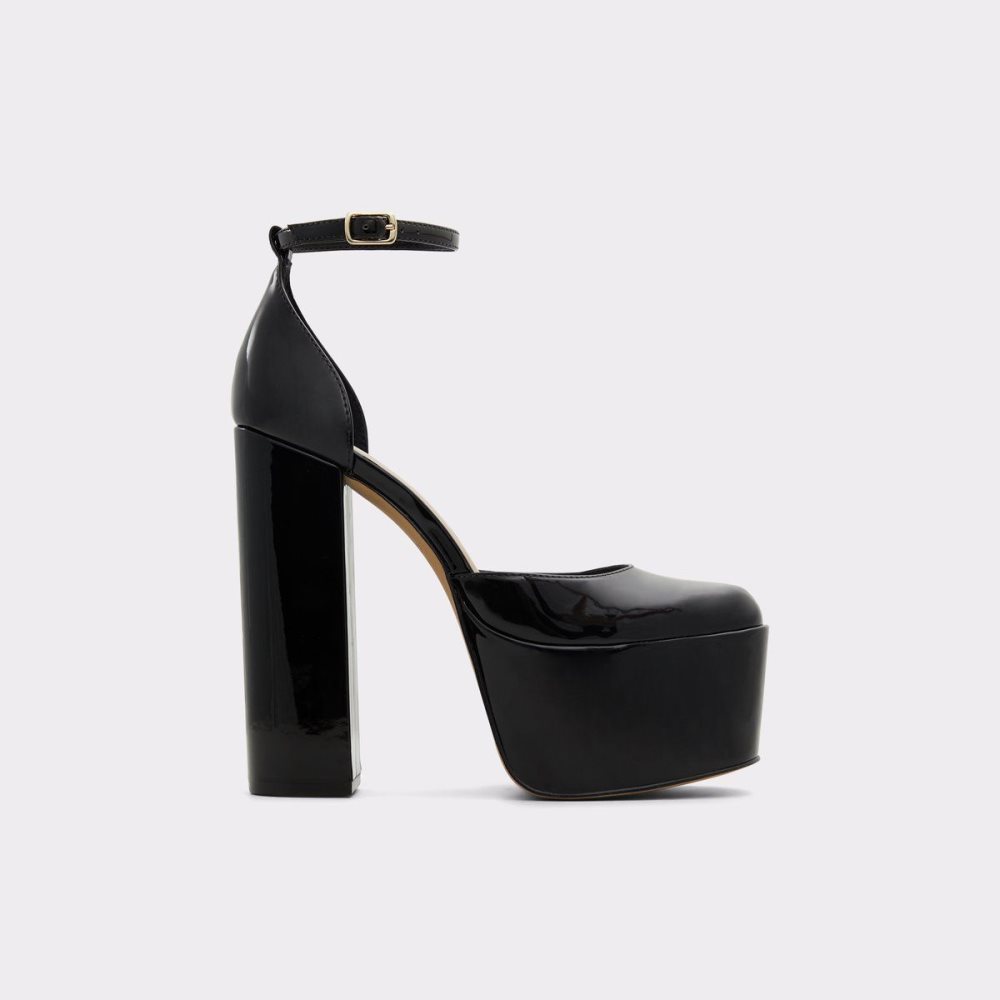 Aldo Craybaen Ankle strap heeled shoe - Plateforme Platform Ayakkabı Kadın Siyah | ZESU21594