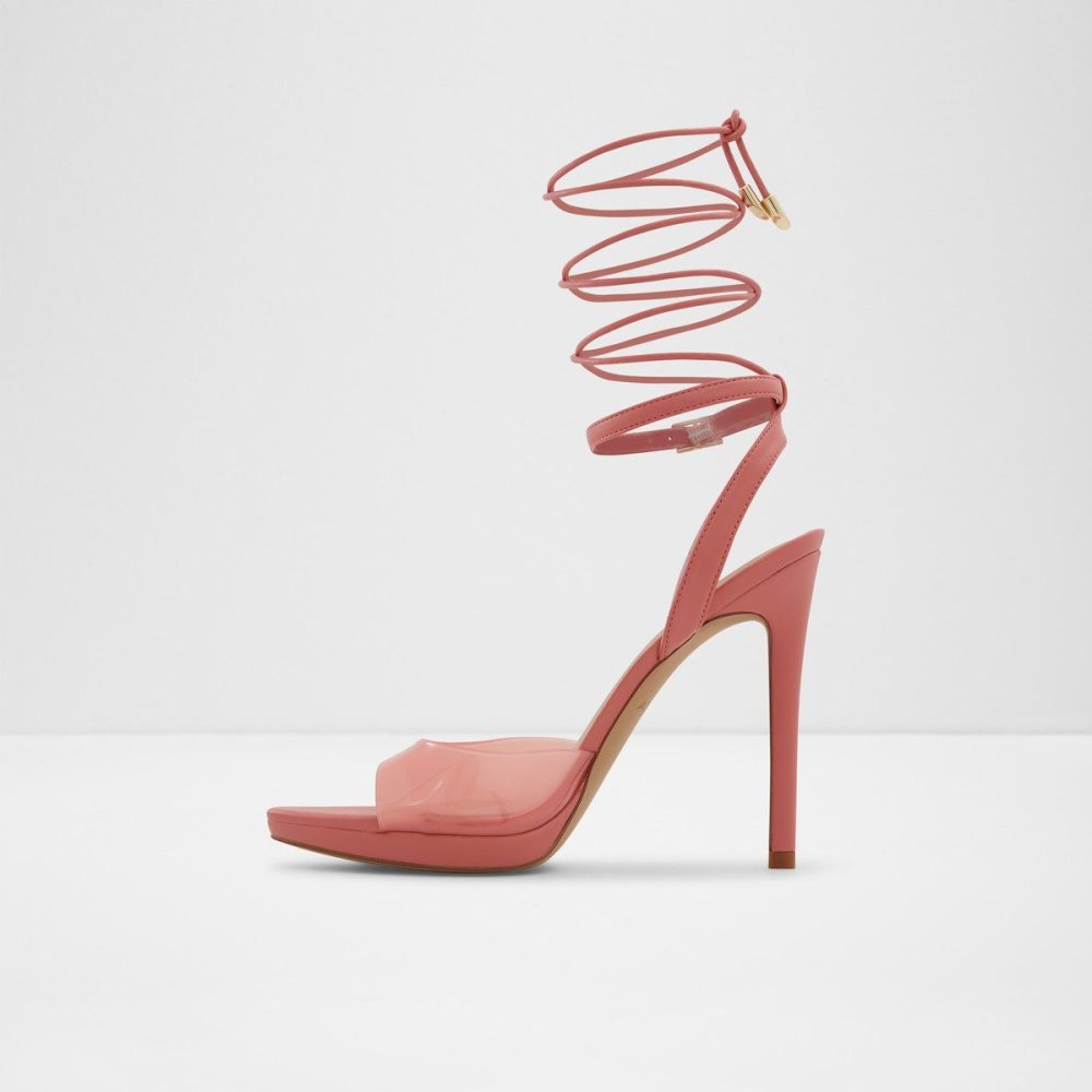 Aldo Docilla Strappy heeled sandal - Stiletto platform Platform Ayakkabı Kadın Pembe | KCHY54367