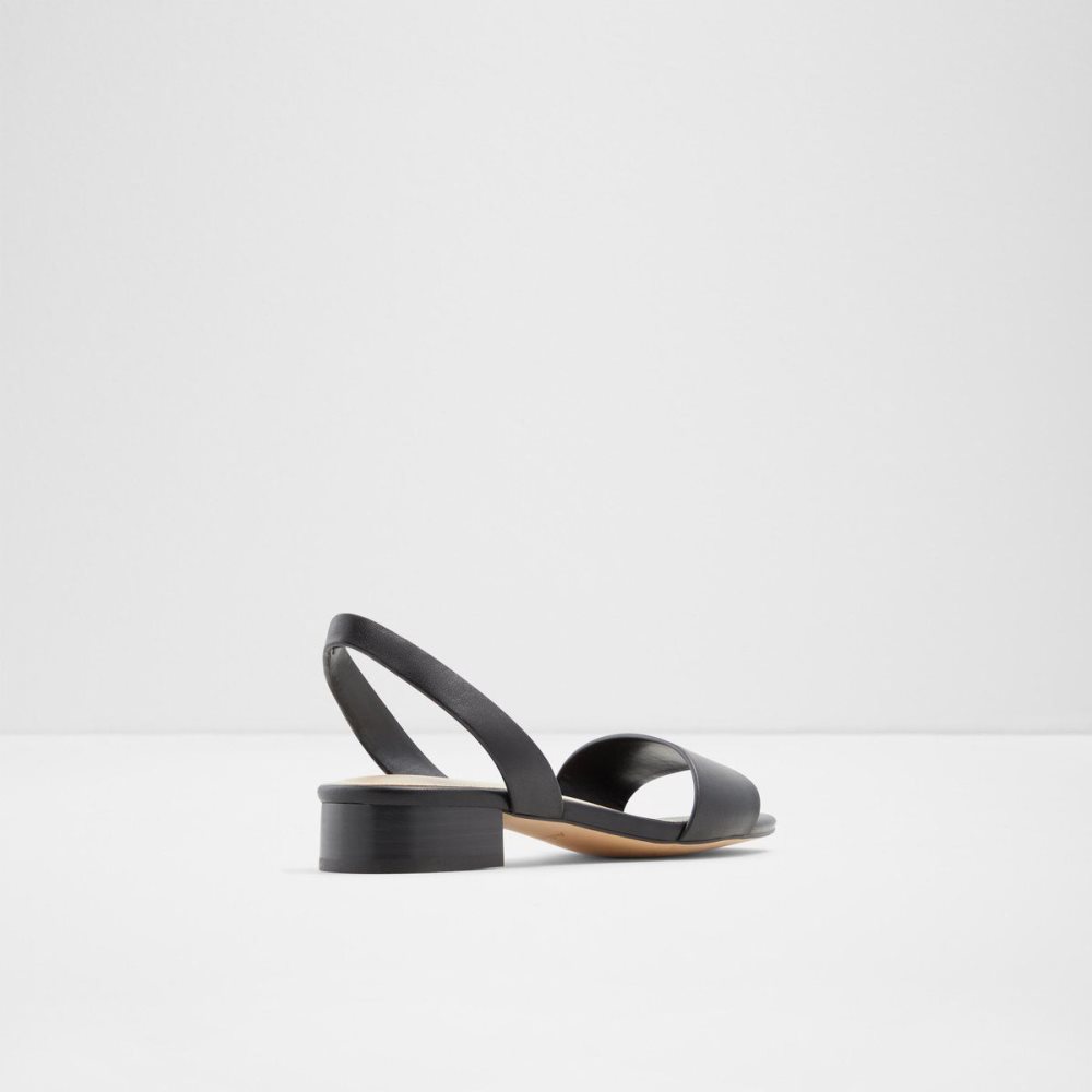 Aldo Doredda Sling back flat sandal - Block heel Topuklu Ayakkabılar Kadın Siyah | EMIP34615