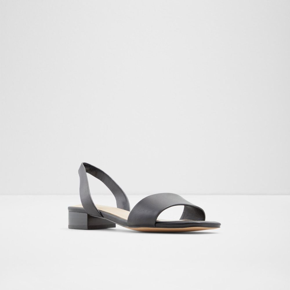 Aldo Doredda Sling back flat sandal - Block heel Topuklu Ayakkabılar Kadın Siyah | EMIP34615