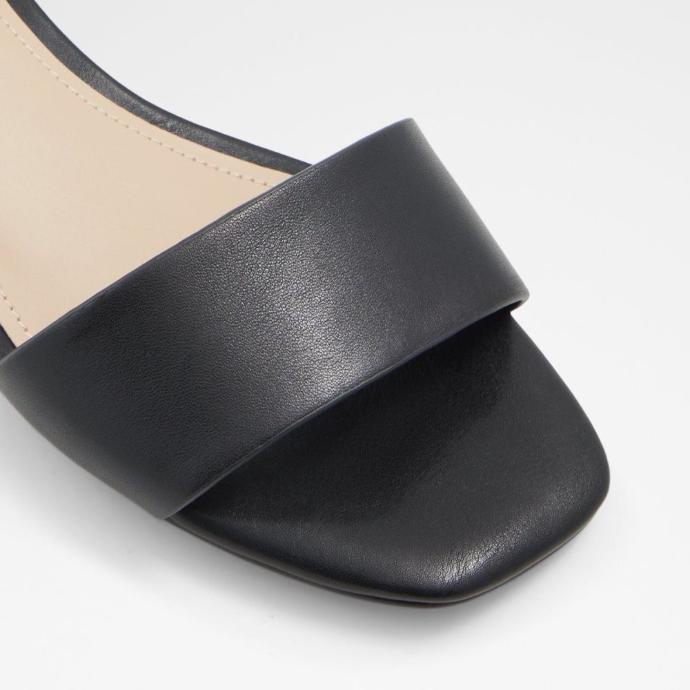 Aldo Doredda Sling back flat sandal - Block heel Topuklu Ayakkabılar Kadın Siyah | EMIP34615