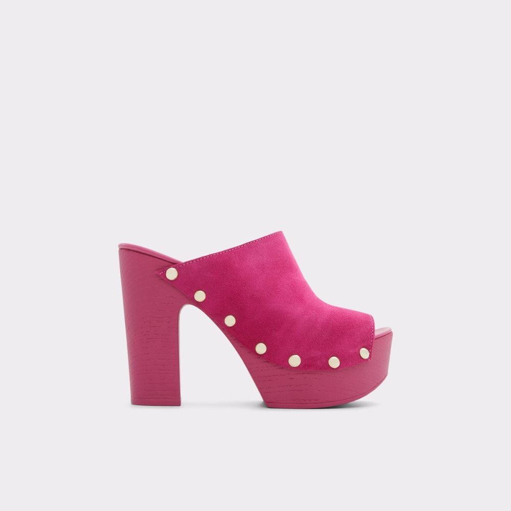 Aldo Drenania Heeled Mule - Plateforme Platform Ayakkabı Kadın Pembe | QJLW42153