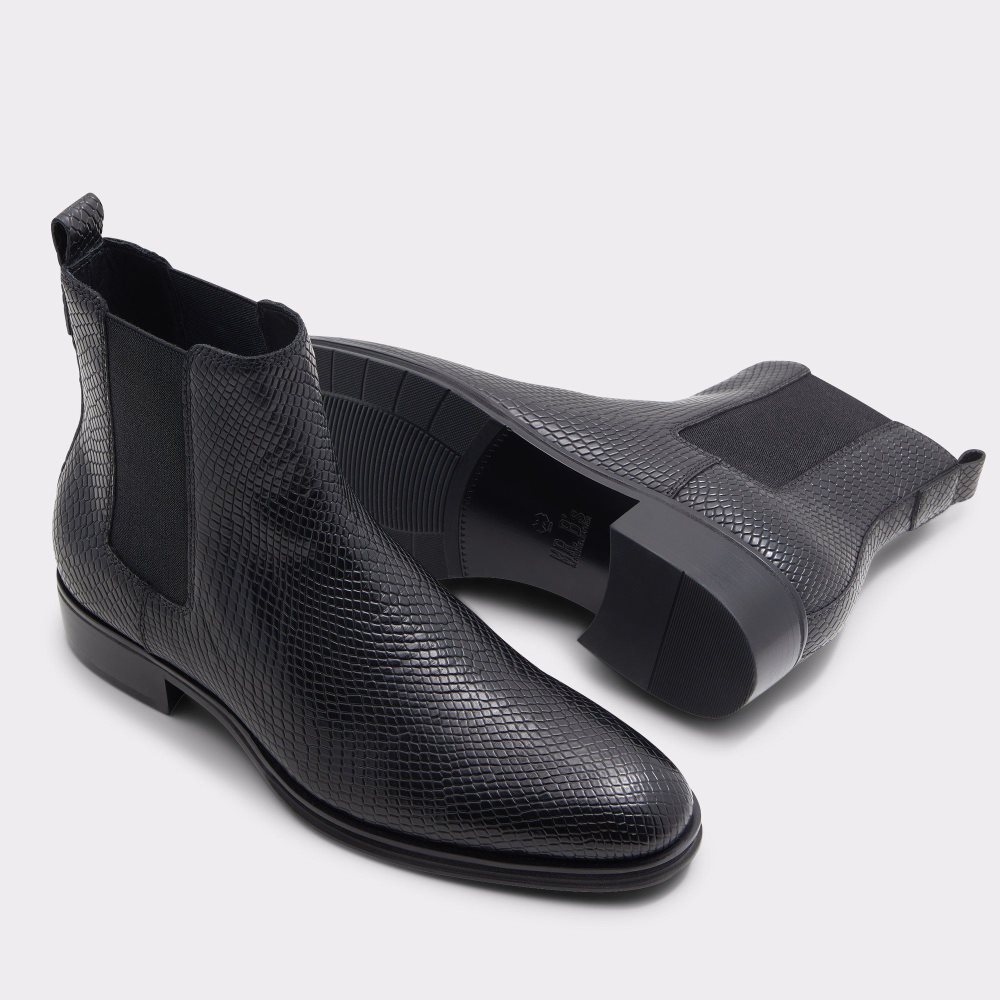 Aldo Druven Chelsea boot Bot Erkek Siyah Yılan | SHKF02946