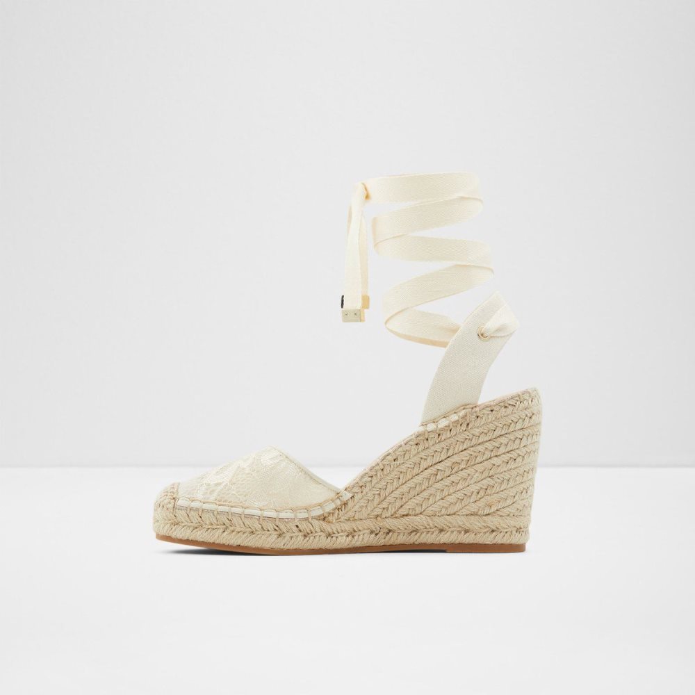 Aldo Efemina Wedge sandal - Wedge heel Sandalet Kadın Beyaz | VBKN43286