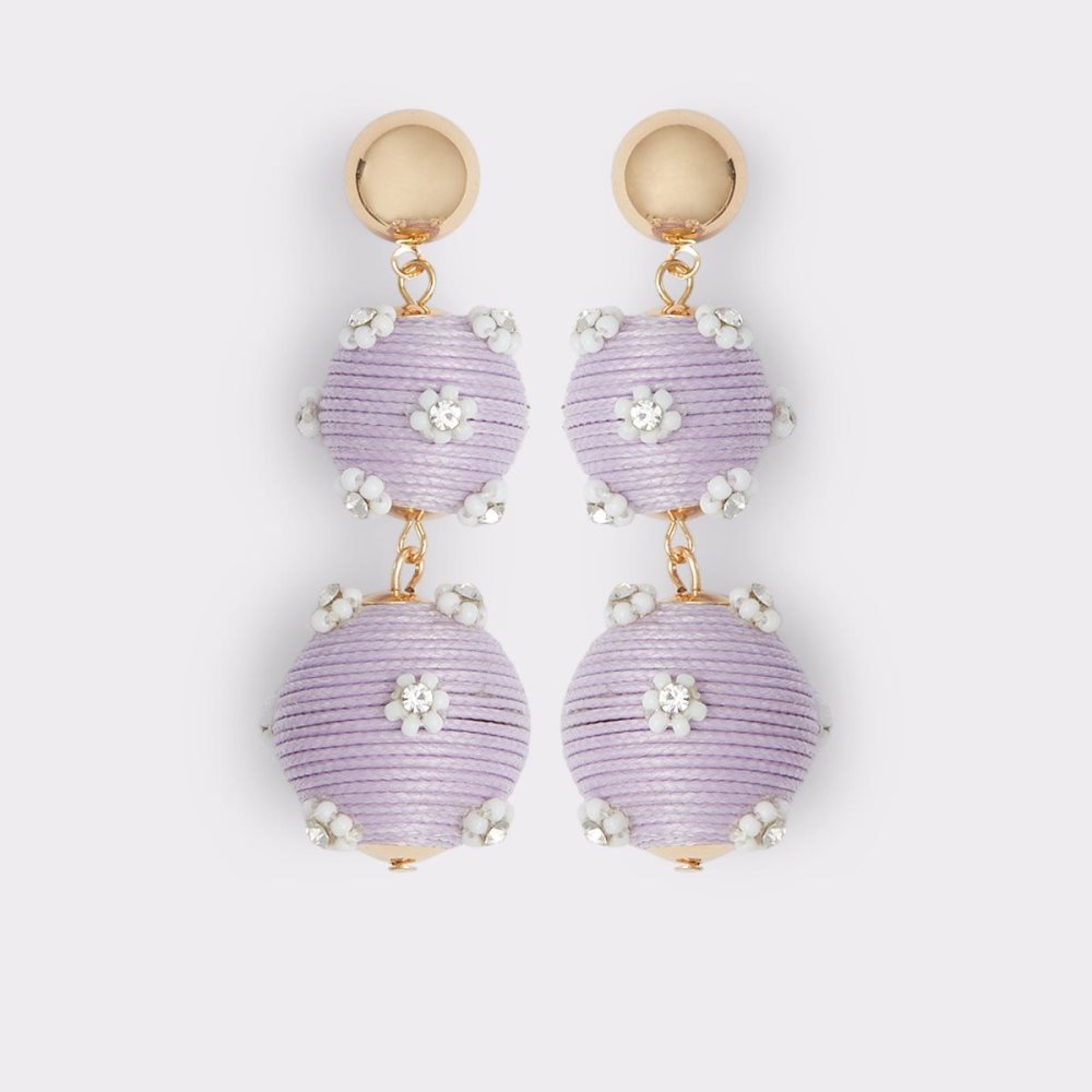 Aldo Emblem Statement earrings Takı Kadın Açık Mor | JQYL90618