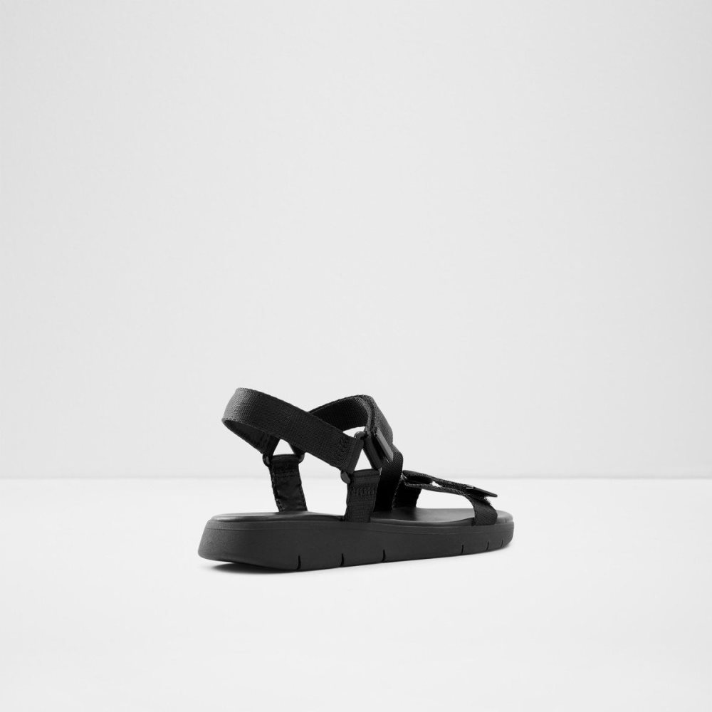 Aldo Eoweniel Strappy flat sandal Sandalet Kadın Siyah | SBGK13645