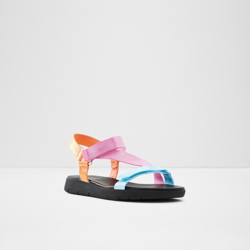 Aldo Eoweniel Strappy flat sandal Sandalet Kadın Açık | VZYW46978