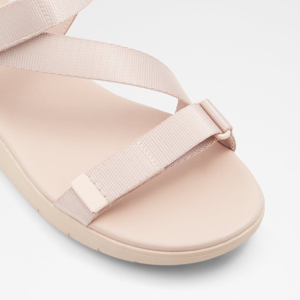 Aldo Eoweniel Strappy flat sandal Sandalet Kadın Açık Pembe | JDUP97856