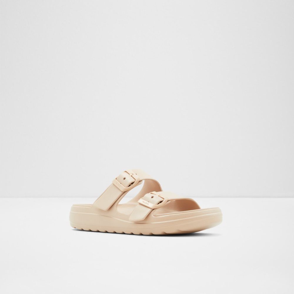 Aldo Eteiven Slide sandal Sandalet Kadın Bej Rengi | LOHV82413