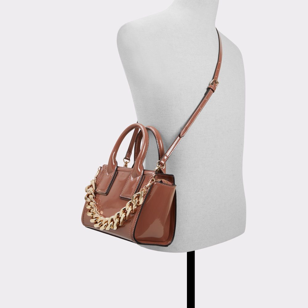 Aldo Fabyx Satchel bag Perfect Pairings Kadın Koyu Bej Rengi | YEPZ47089