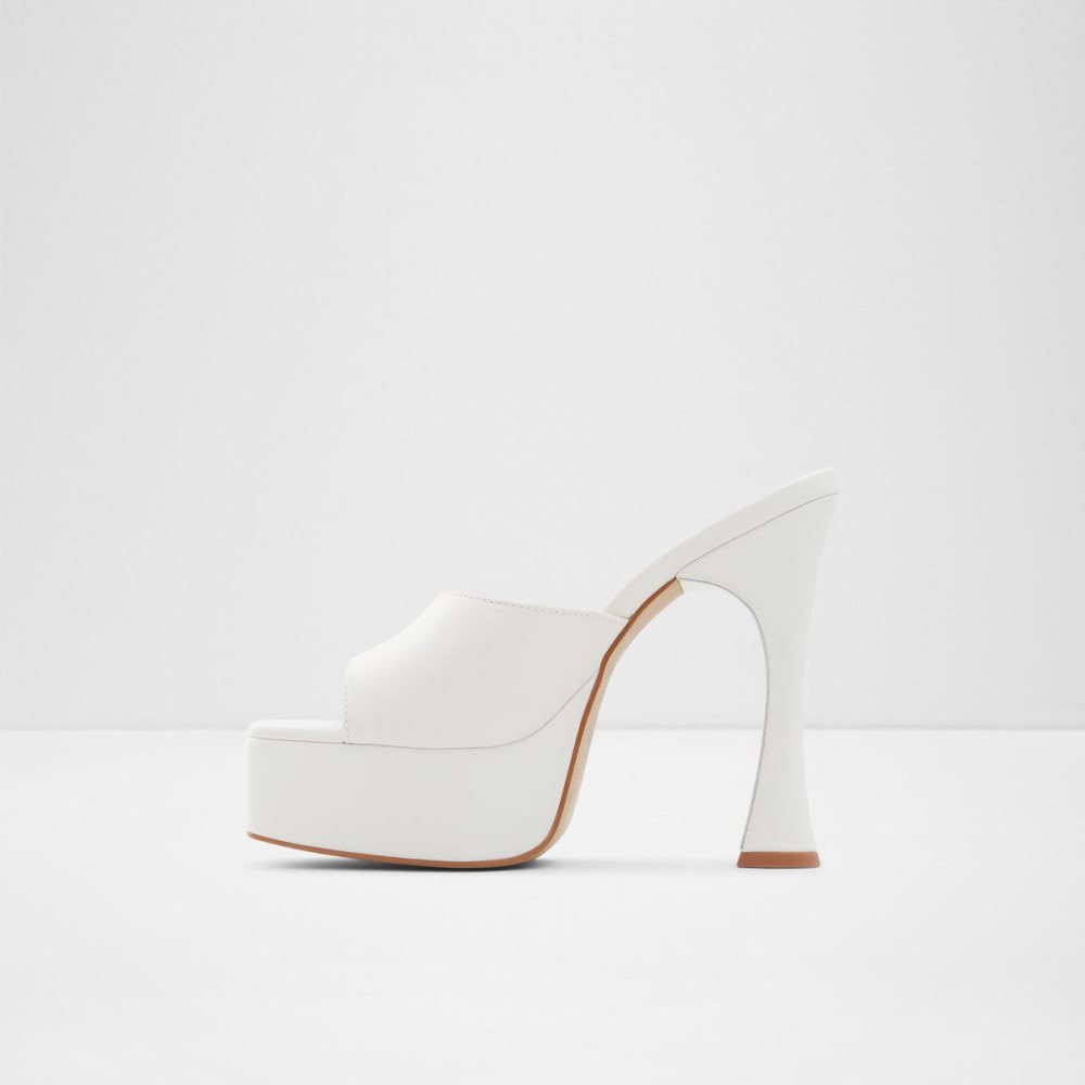 Aldo Faraah High heel sandal - Block heel Platform Ayakkabı Kadın Beyaz | GUPY20197