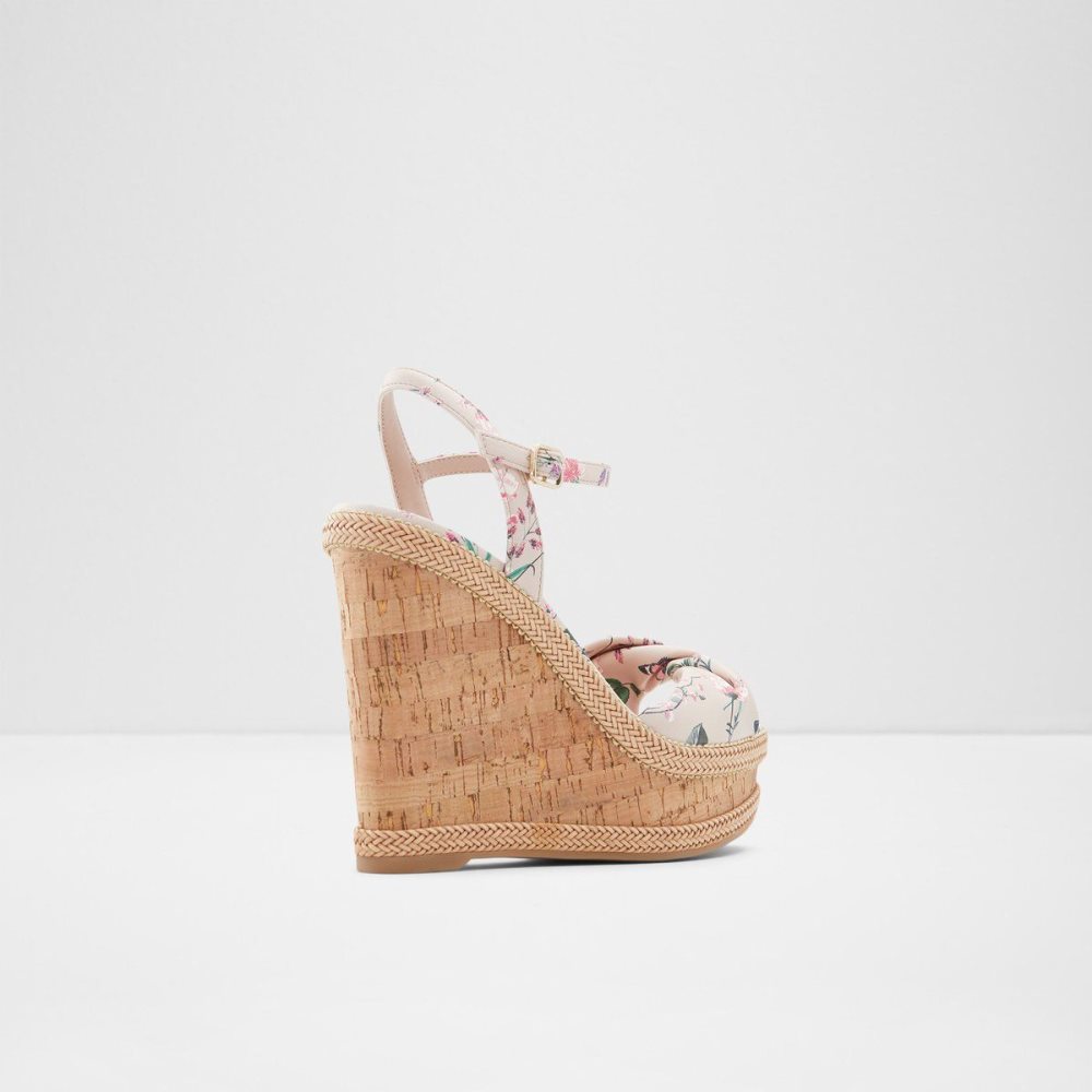 Aldo Florenna Wedge sandal - Wedge heel Sandalet Kadın Pembe | RZIN75260