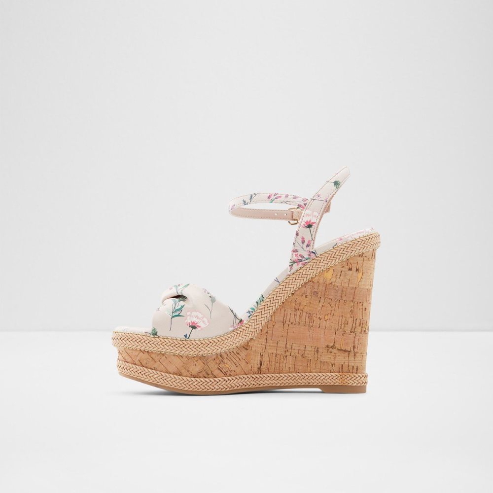 Aldo Florenna Wedge sandal - Wedge heel Sandalet Kadın Pembe | RZIN75260