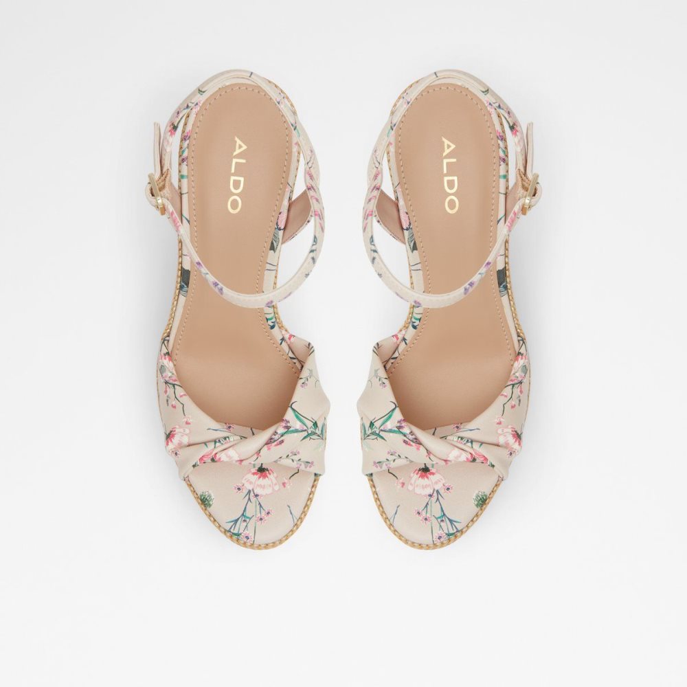 Aldo Florenna Wedge sandal - Wedge heel Sandalet Kadın Pembe | RZIN75260