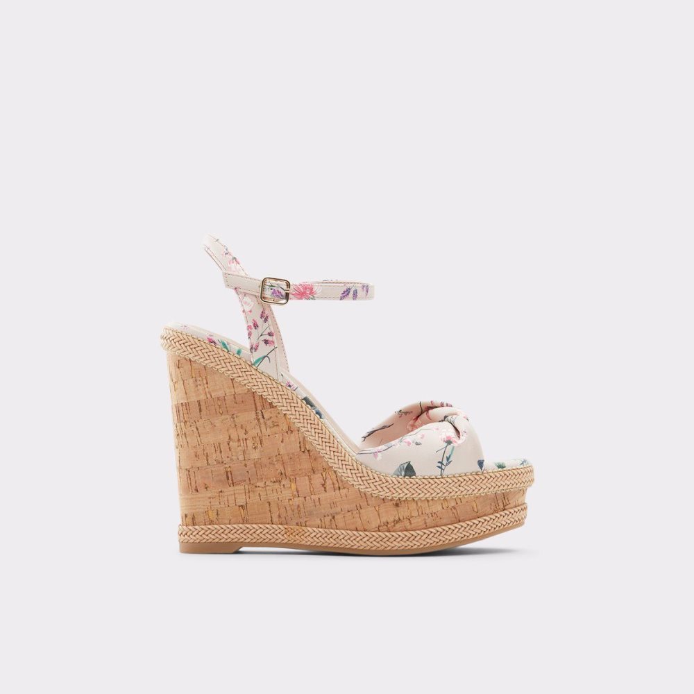 Aldo Florenna Wedge sandal - Wedge heel Sandalet Kadın Pembe | RZIN75260