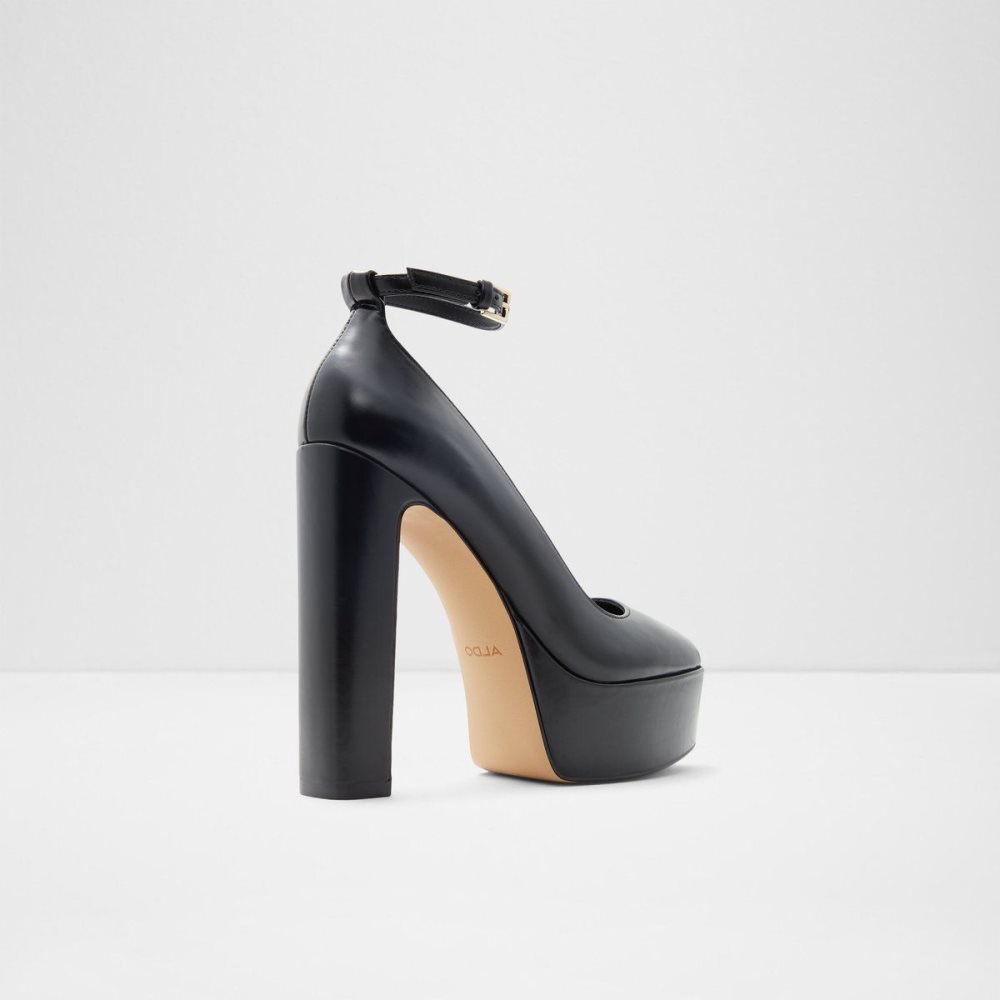 Aldo Fonda Ankle strap heeled shoe - Plateforme Platform Ayakkabı Kadın Siyah | LTEO34591