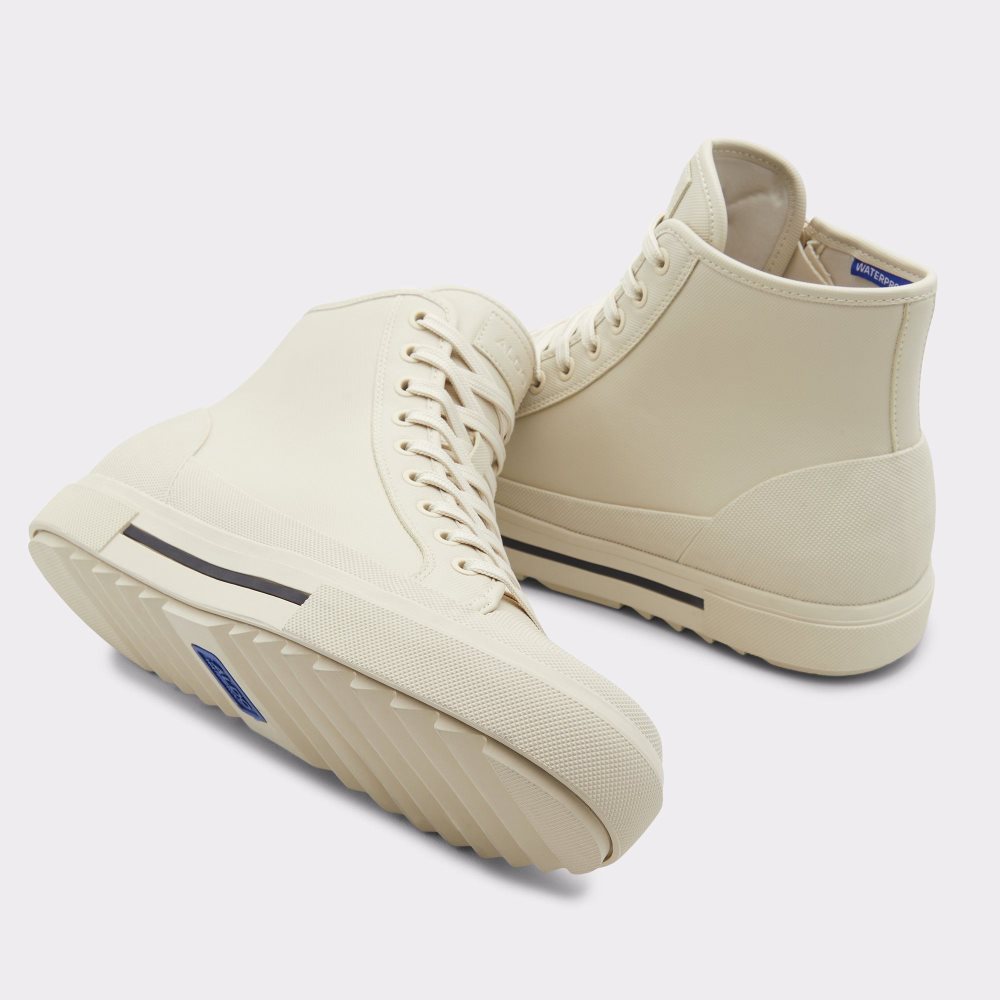 Aldo Freesole High top sneaker - Cup sole Bağcıklı Bot Erkek Açık Bej Rengi | EQIY10893