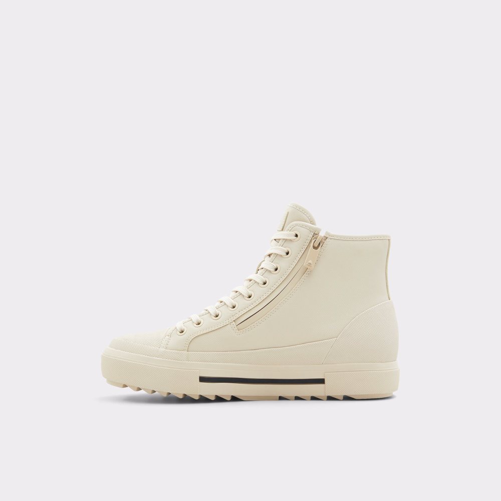 Aldo Freesole High top sneaker - Cup sole Bağcıklı Bot Erkek Açık Bej Rengi | EQIY10893