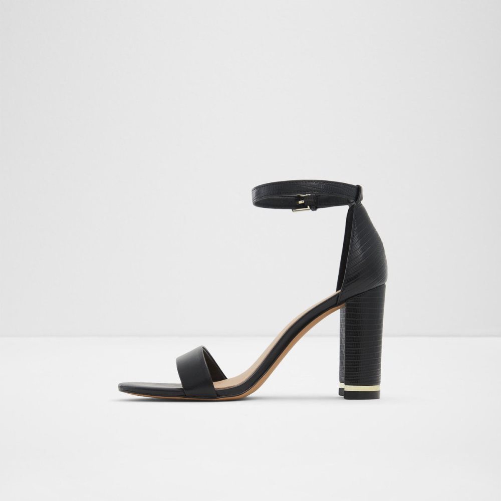 Aldo Frilajan High heel sandal - Block heel Sandalet Kadın Siyah | UWQP43182