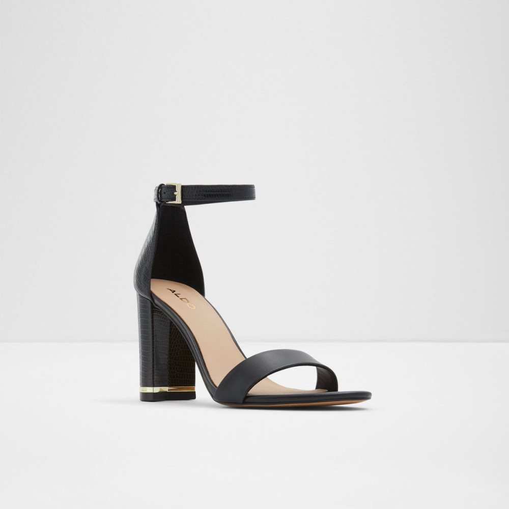 Aldo Frilajan High heel sandal - Block heel Sandalet Kadın Siyah | UWQP43182