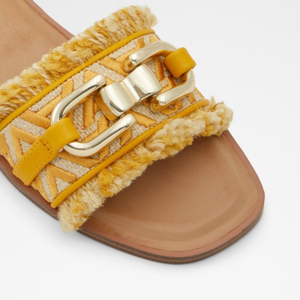 Aldo Fringie Slide sandal Sandalet Kadın Turuncu | YFHL97381