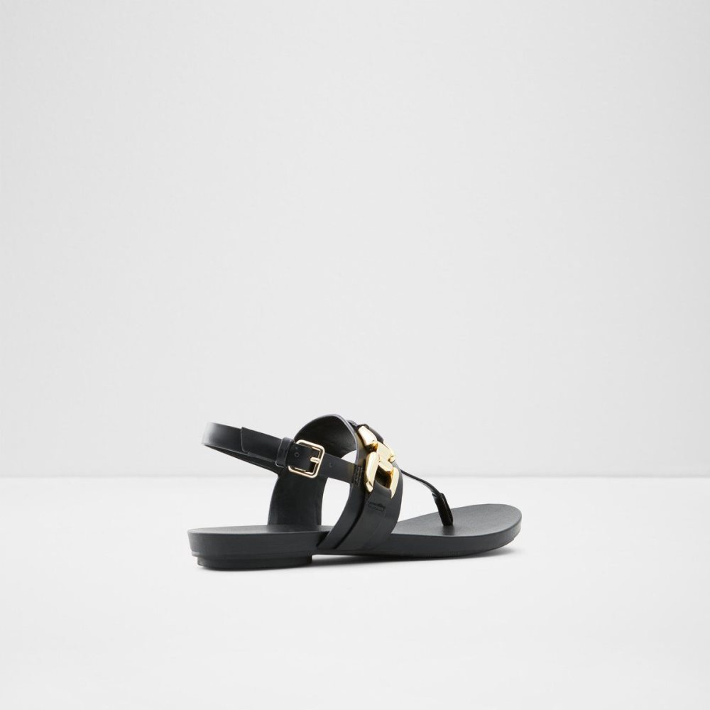 Aldo Gannamaryn T-strap sandal Sandalet Kadın Siyah | KUIB17803