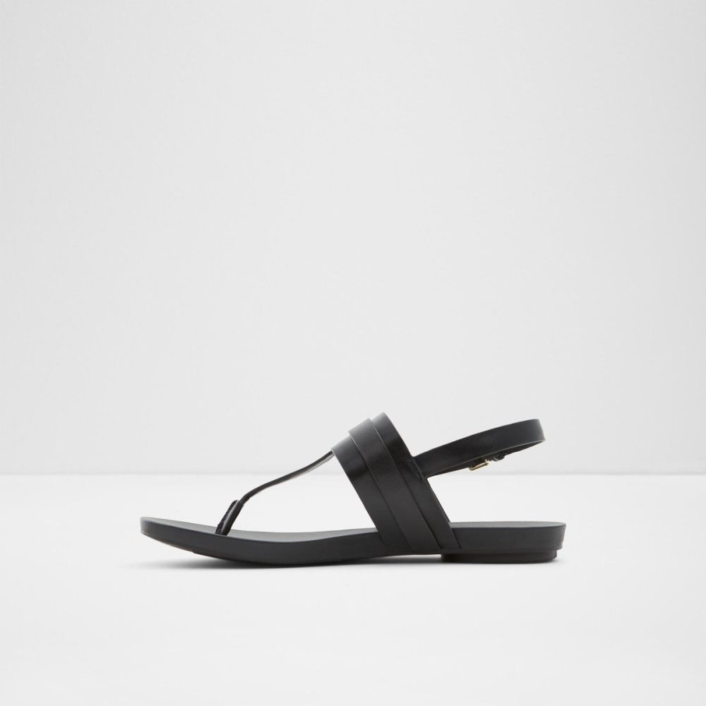 Aldo Gannamaryn T-strap sandal Sandalet Kadın Siyah | KUIB17803