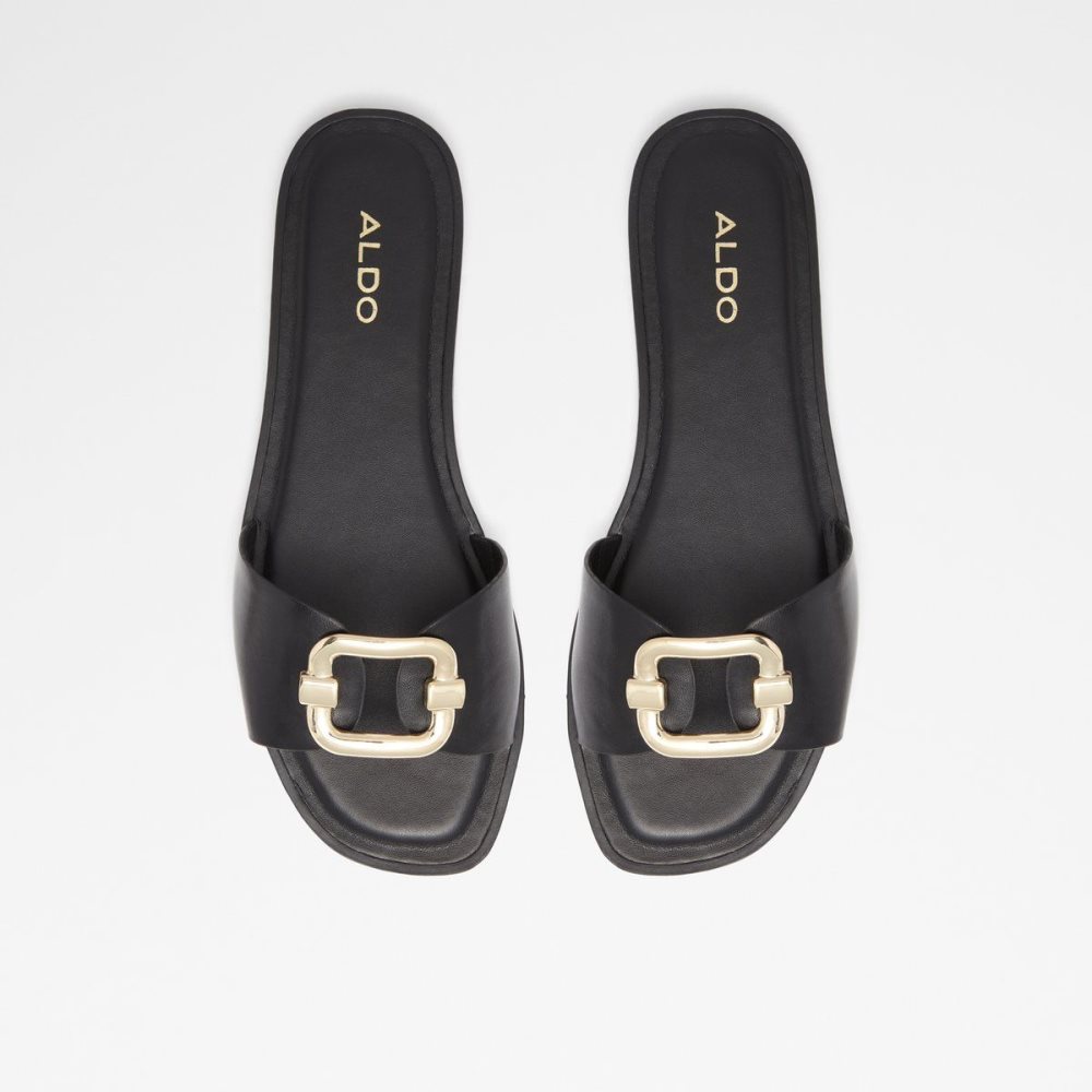 Aldo Glaeswen Slide sandal Sandalet Kadın Siyah | WJGY16487