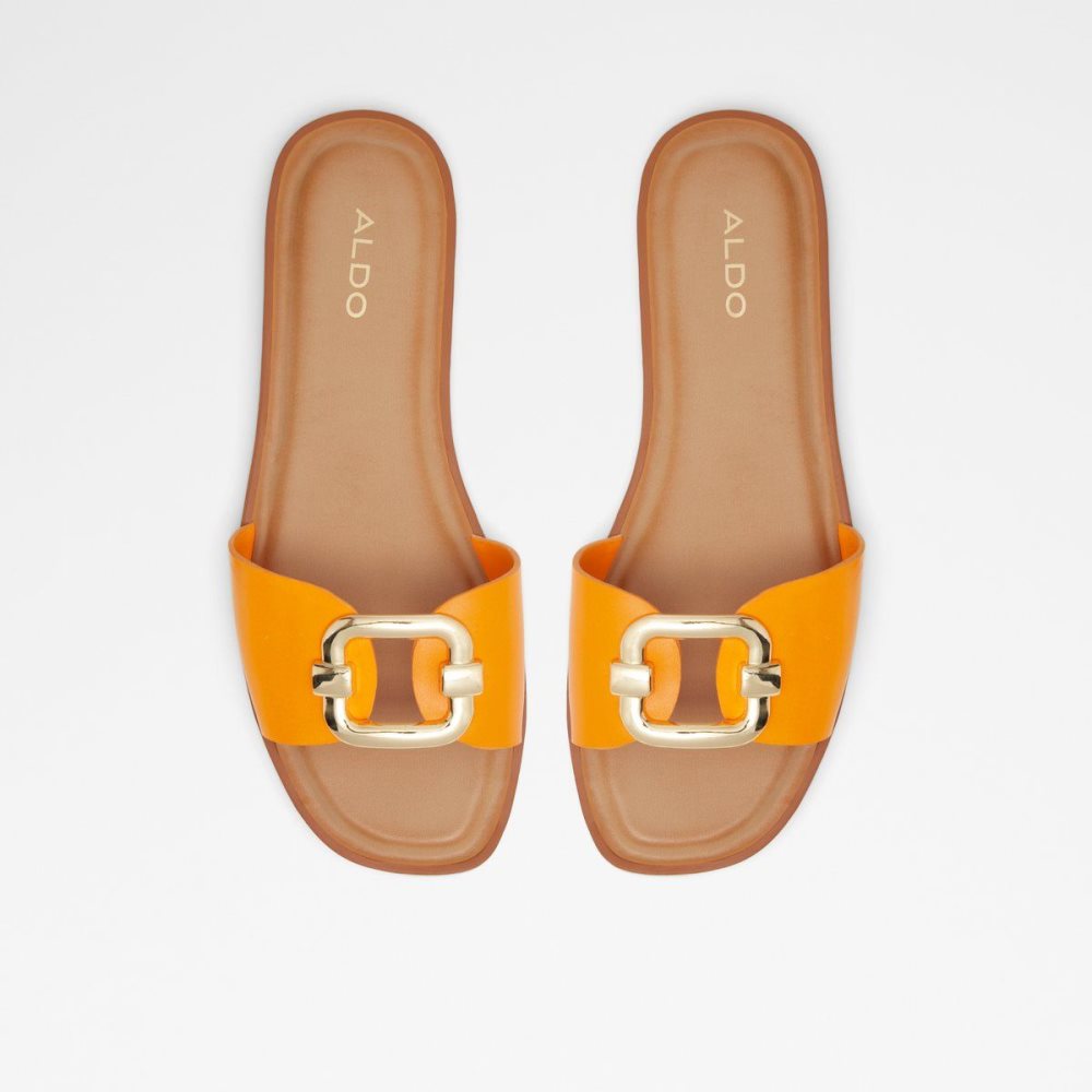 Aldo Glaeswen Slide sandal Sandalet Kadın Açık Turuncu | ZKMC74091