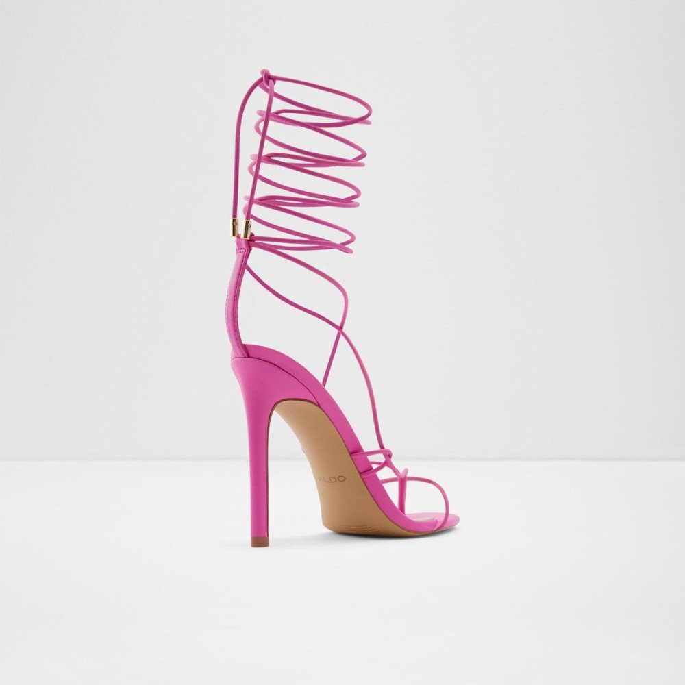 Aldo Glaosa Strappy heeled sandal - Stiletto heel Sandalet Kadın Pembe | NZRS64102