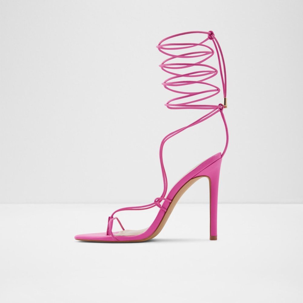 Aldo Glaosa Strappy heeled sandal - Stiletto heel Sandalet Kadın Pembe | NZRS64102