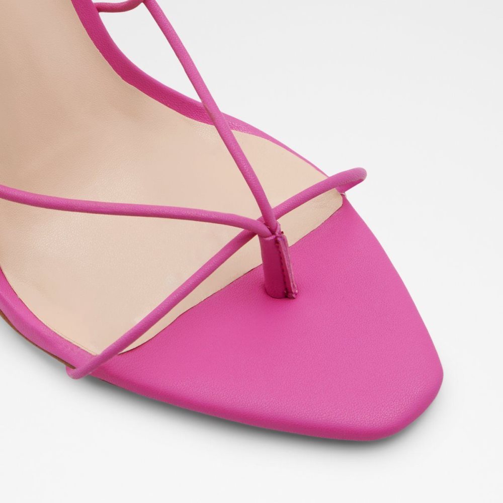 Aldo Glaosa Strappy heeled sandal - Stiletto heel Sandalet Kadın Pembe | NZRS64102