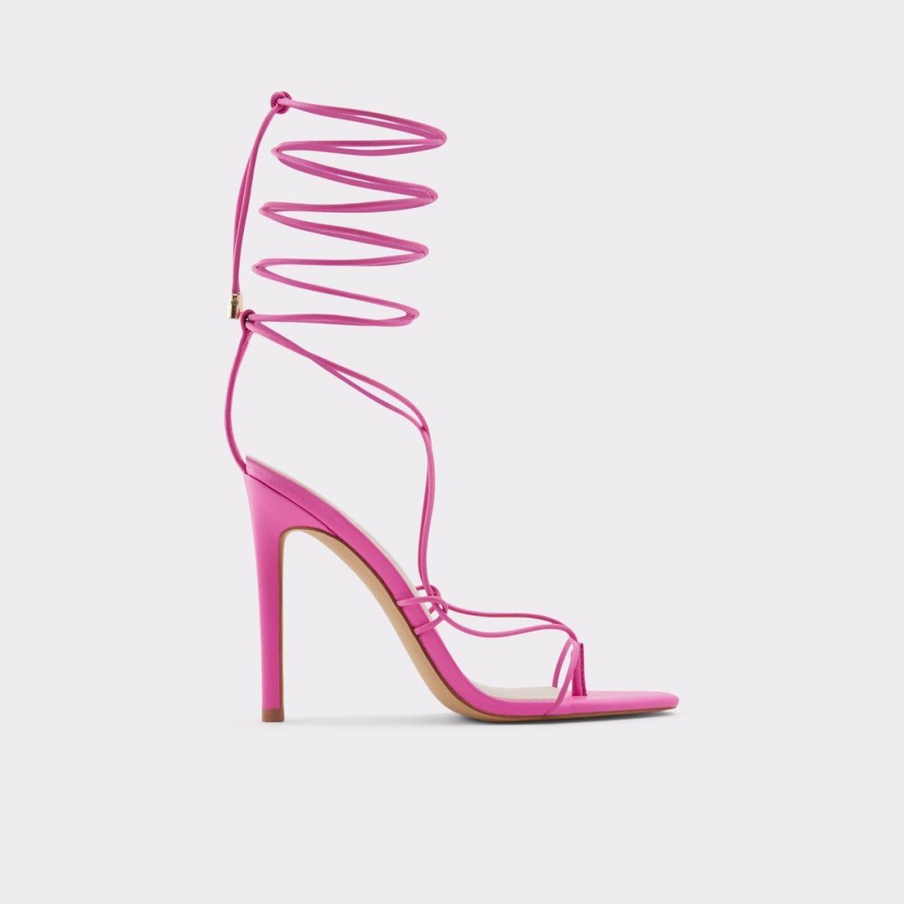 Aldo Glaosa Strappy heeled sandal - Stiletto heel Sandalet Kadın Pembe | NZRS64102