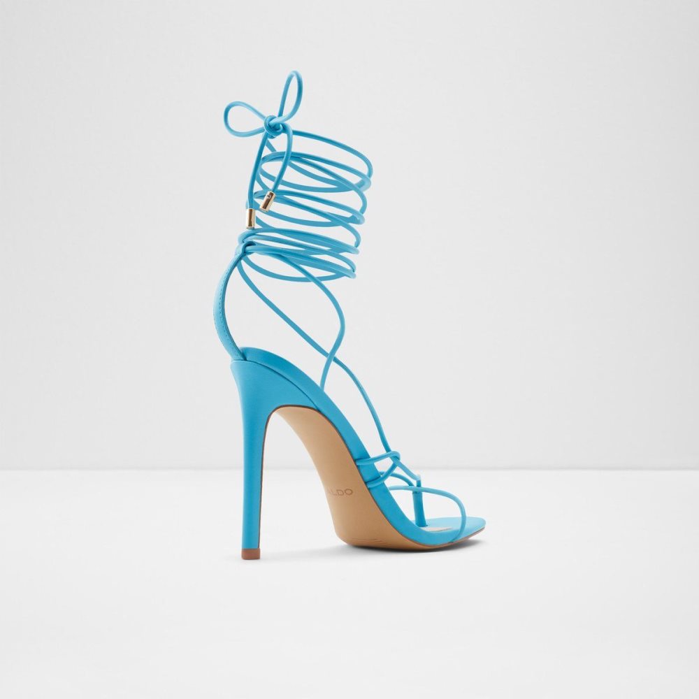 Aldo Glaosa Strappy heeled sandal - Stiletto heel Sandalet Kadın Mavi | ESVA26317