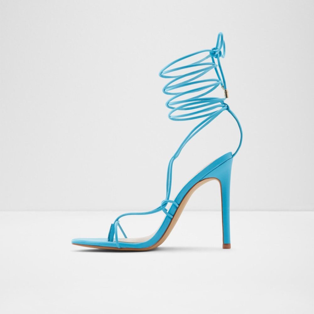 Aldo Glaosa Strappy heeled sandal - Stiletto heel Sandalet Kadın Mavi | ESVA26317