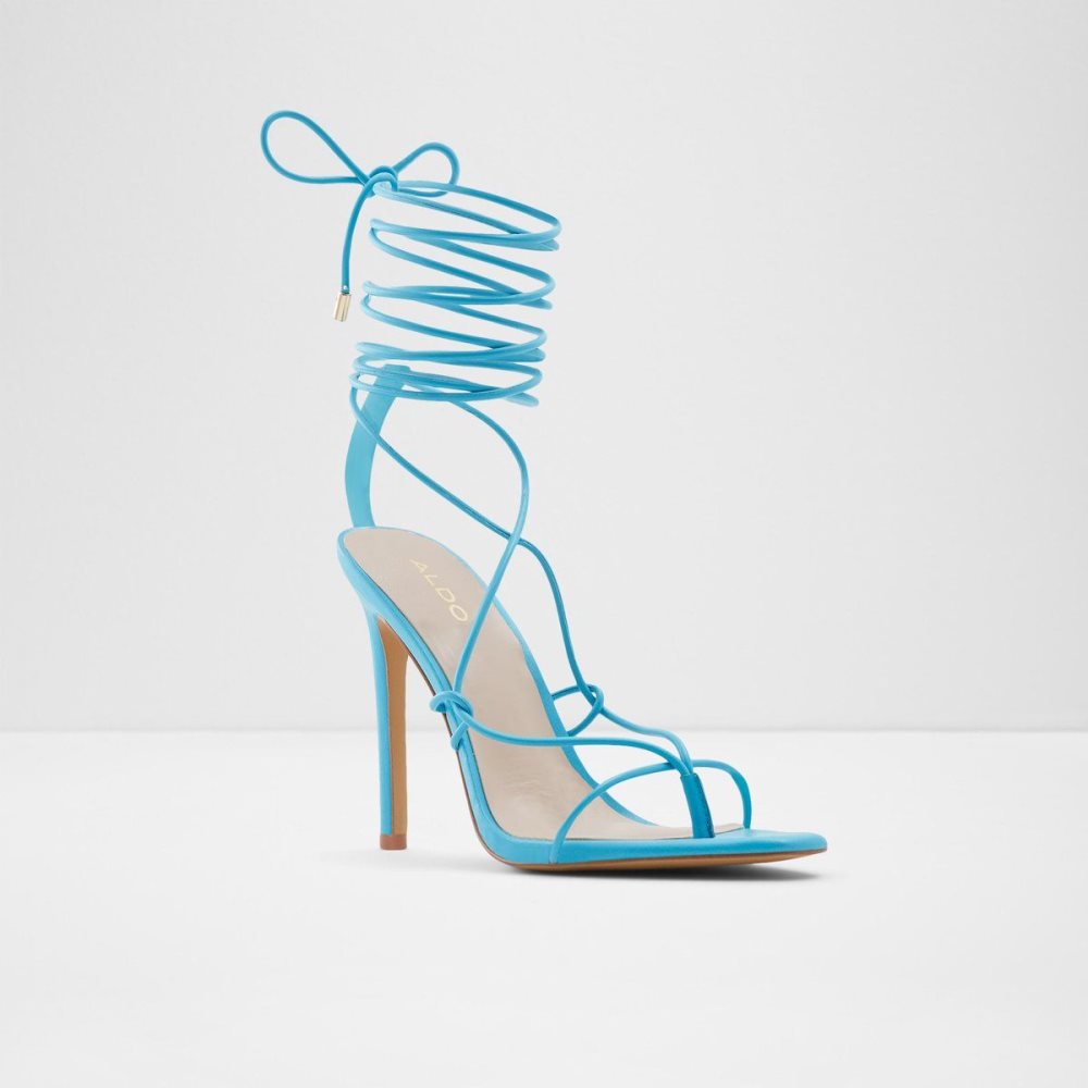 Aldo Glaosa Strappy heeled sandal - Stiletto heel Sandalet Kadın Mavi | ESVA26317