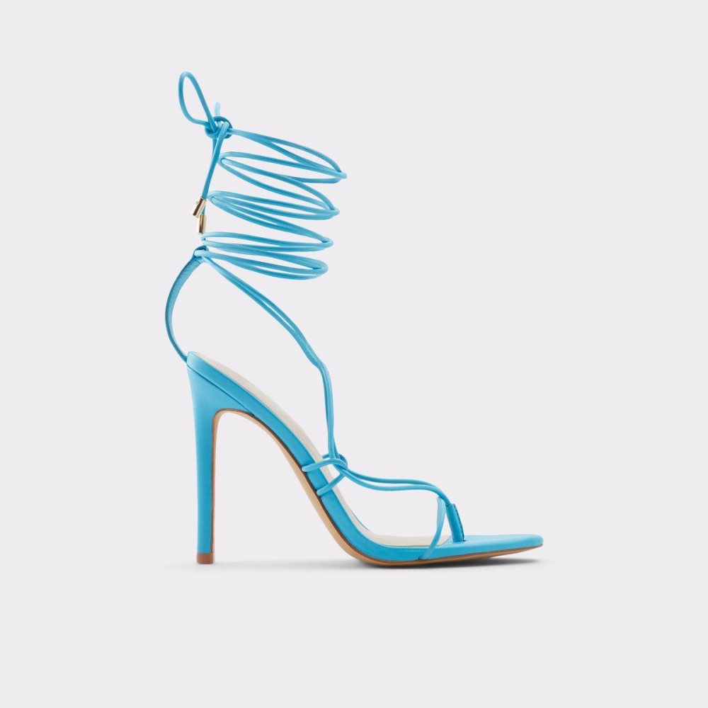 Aldo Glaosa Strappy heeled sandal - Stiletto heel Sandalet Kadın Mavi | ESVA26317