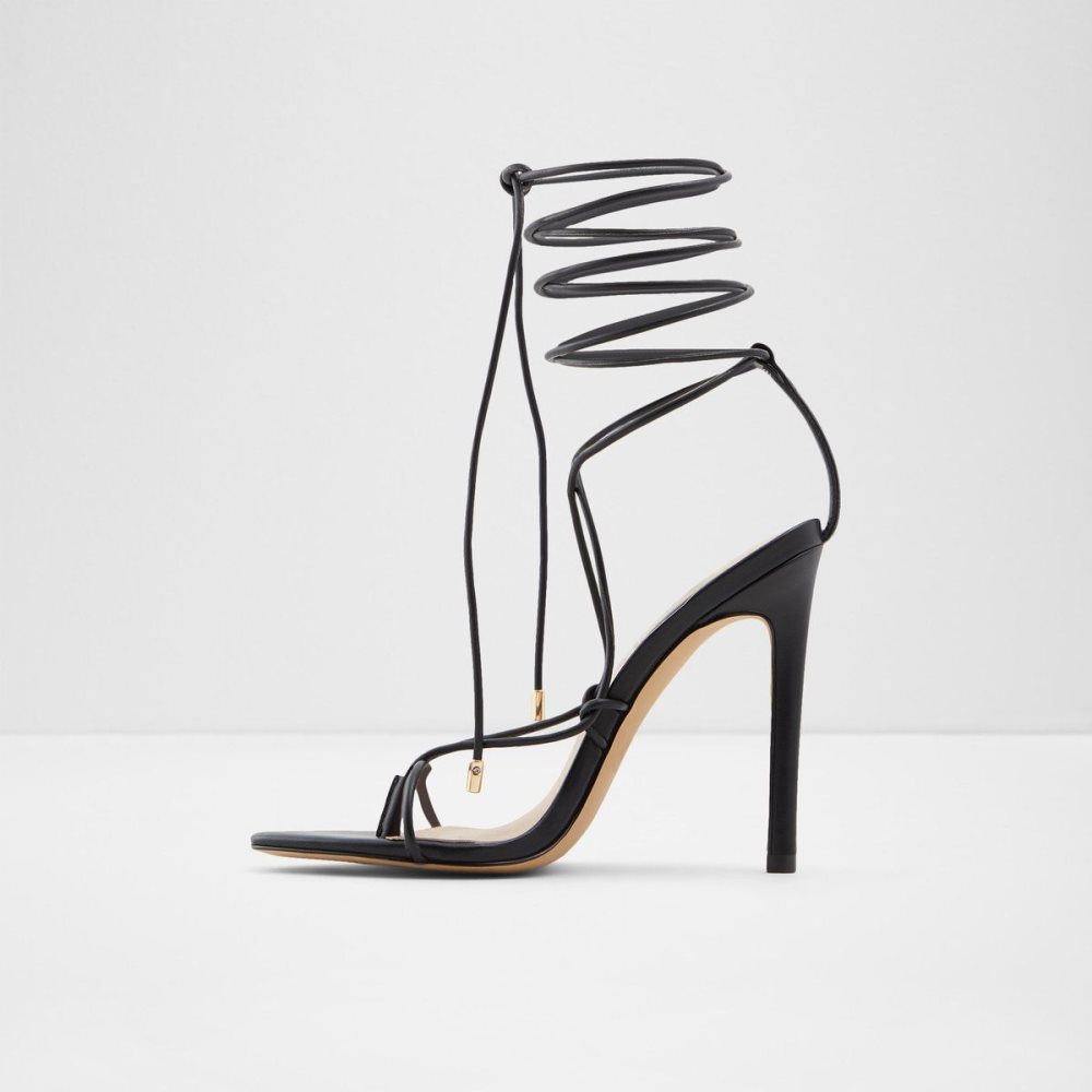 Aldo Glaosa Strappy heeled sandal - Stiletto heel Sandalet Kadın Siyah | HQIP80921