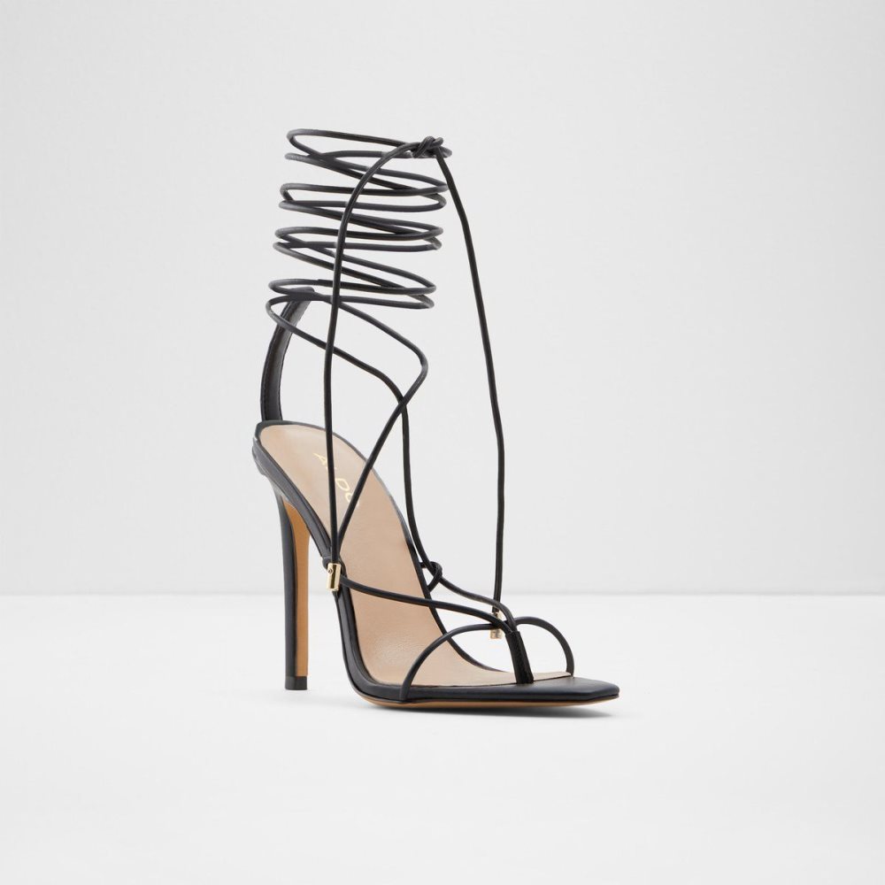 Aldo Glaosa Strappy heeled sandal - Stiletto heel Sandalet Kadın Siyah | HQIP80921