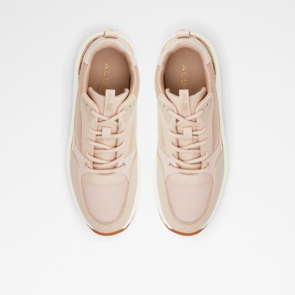 Aldo Goodvibes Wedge sneaker - Micro wedge heel Spor Ayakkabı Kadın Açık Pembe | CJRZ64152