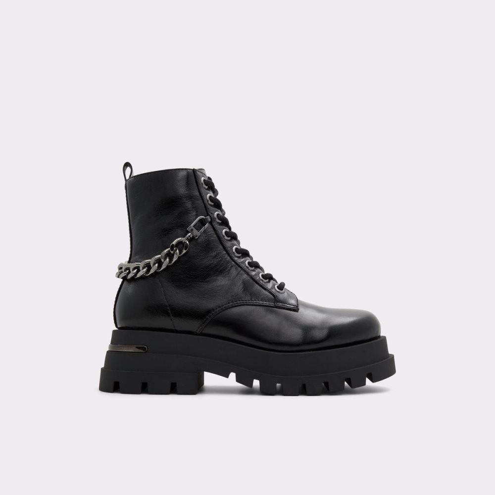 Aldo Grandeur Combat boots - Lug sole Savaş botları Kadın Siyah | BADM34786