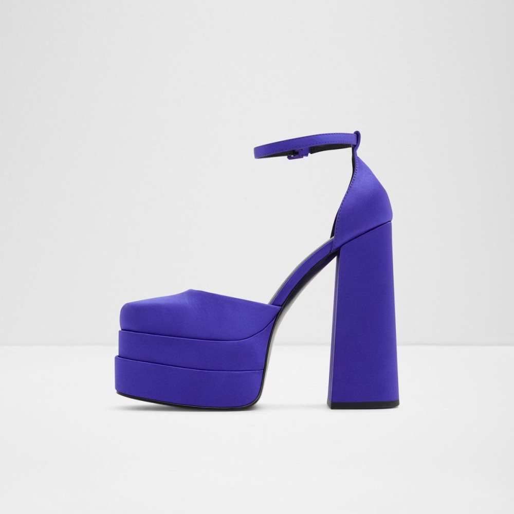 Aldo Grandle Ankle strap heeled shoe - Plateforme Platform Ayakkabı Kadın Açık Mor | PDOE01945